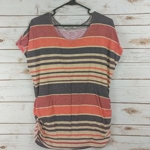 Robins Nest Maternity Striped T shirt XLARGE